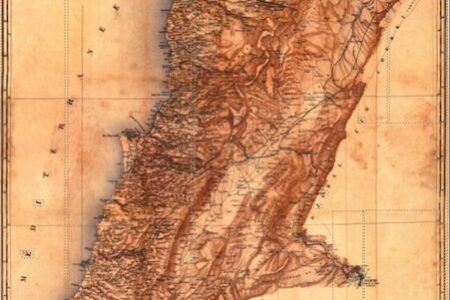 Lebanon Map 1862 Lebanon Map 1862