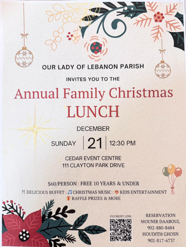 Annual Family Christmas Lunch